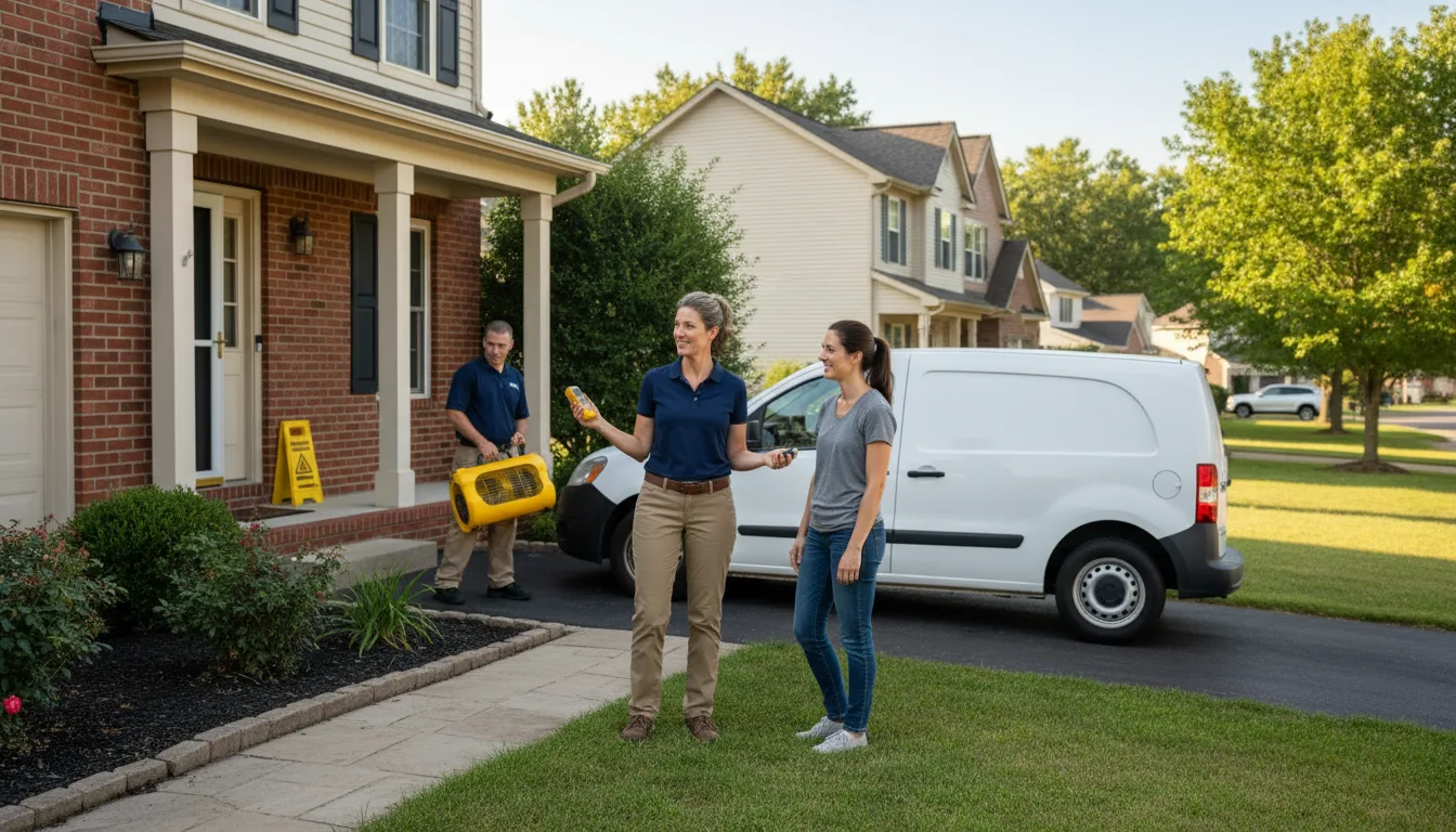 Residential water damage restoration in Twin Bridges, MT